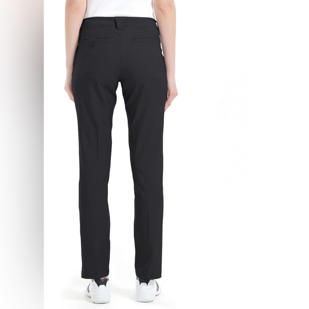 NWT Lesmart Stretch Lightweight Women’s Golf Pants, Black, Sz 8 - Picture 2 of 8